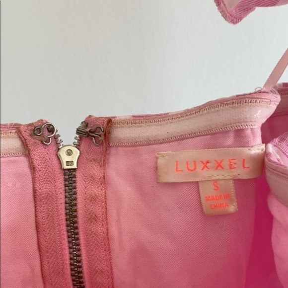 Luxxel striped ruffle top - Picture 3 of 5